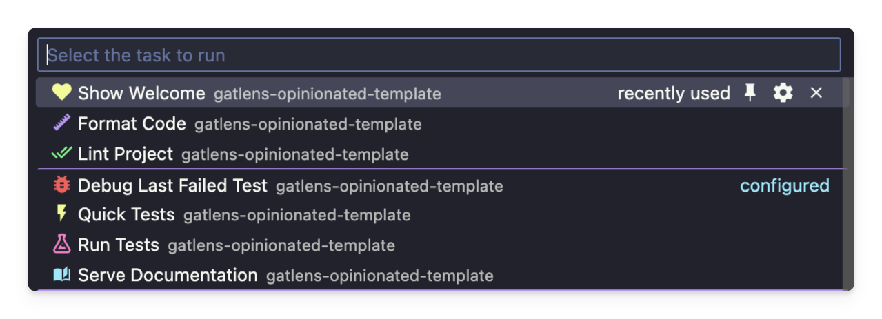 VSCode Tasks